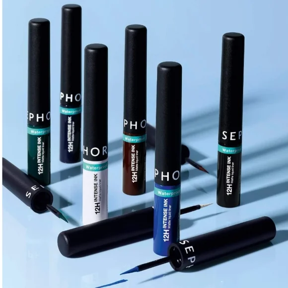 SEPHORA COLLECTION Intense Felt-Tip 12HR Liquid Waterproof Eyeliner 01Deep Black - Picture 11 of 16